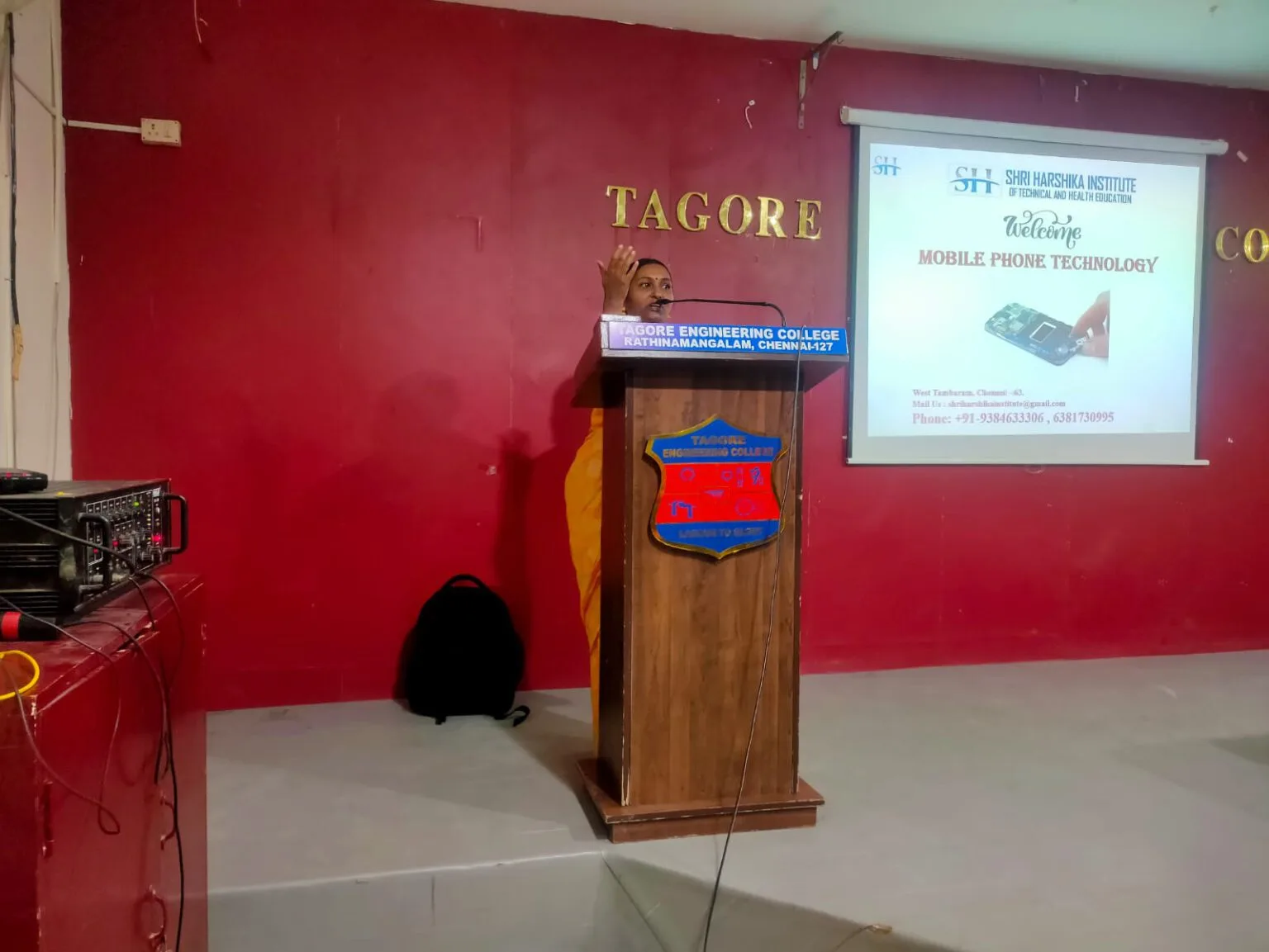 Mobile Servicing Seminar at Bharath Engineering College photo 2